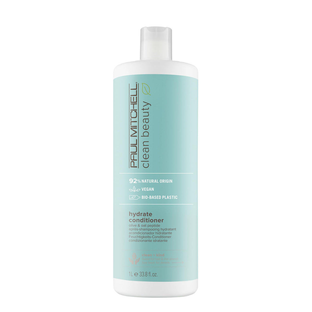 Paul Mitchell Clean Beauty Hydrate Conditioner bottle for intense hydration of dry hair.