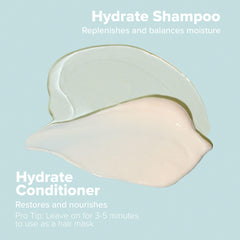 Paul Mitchell Clean Beauty Hydrate Conditioner on hair showing detangling and smoothness.