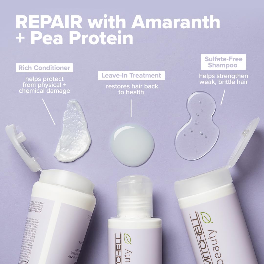 Amaranth extract close-up shows amino acids that strengthen hair in Paul Mitchell Repair Shampoo