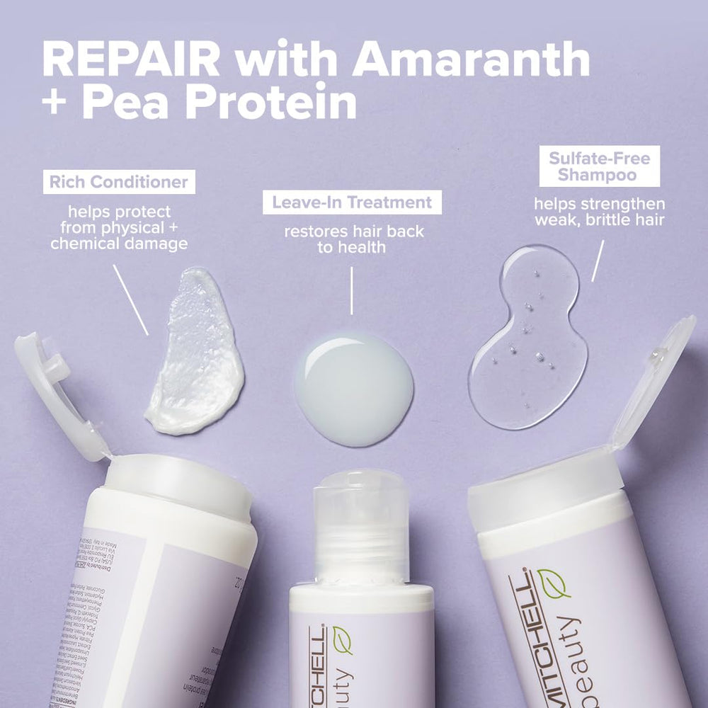 Amaranth extract close-up shows amino acids that strengthen hair in Paul Mitchell Repair Shampoo