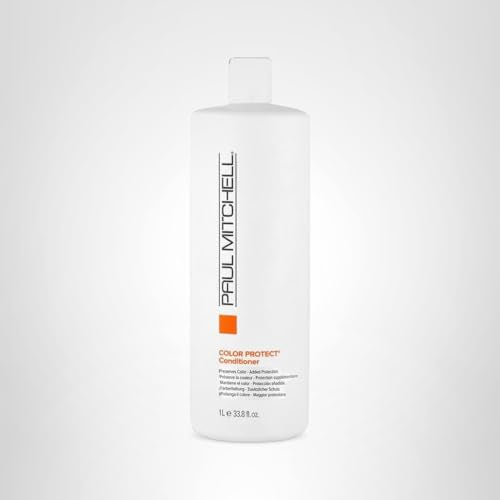Paul Mitchell Color Protect Conditioner in shower scene suggesting daily use