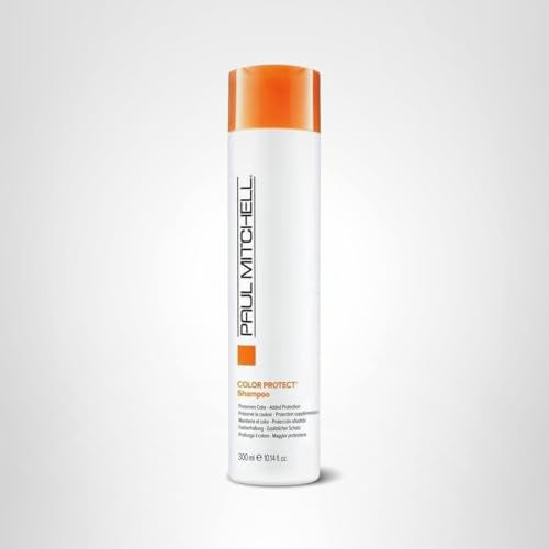 Paul Mitchell Color Protect daily-use image demonstrates a simple routine for color-treated hair.