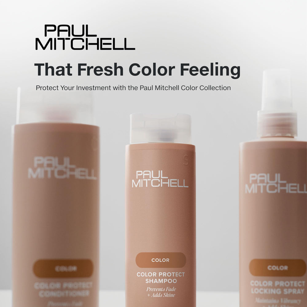Paul Mitchell Color Protect fragrance note suggests a refreshing citrus scent during showers.
