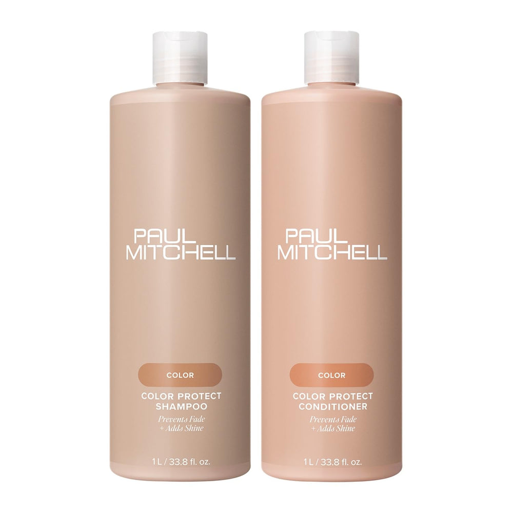 Paul Mitchell Color Protect Shampoo bottle with UV shield for color-treated hair