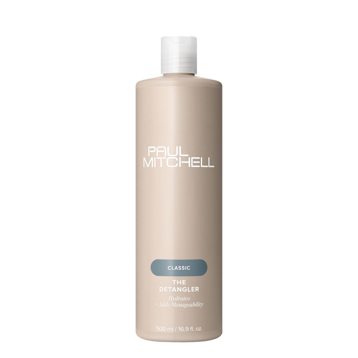 Paul Mitchell The Detangler bottle pour shows quick detangling for wet hair