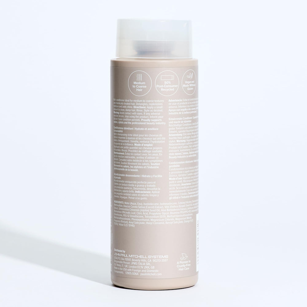 Recyclable packaging of The Detangler using post-consumer recycled materials