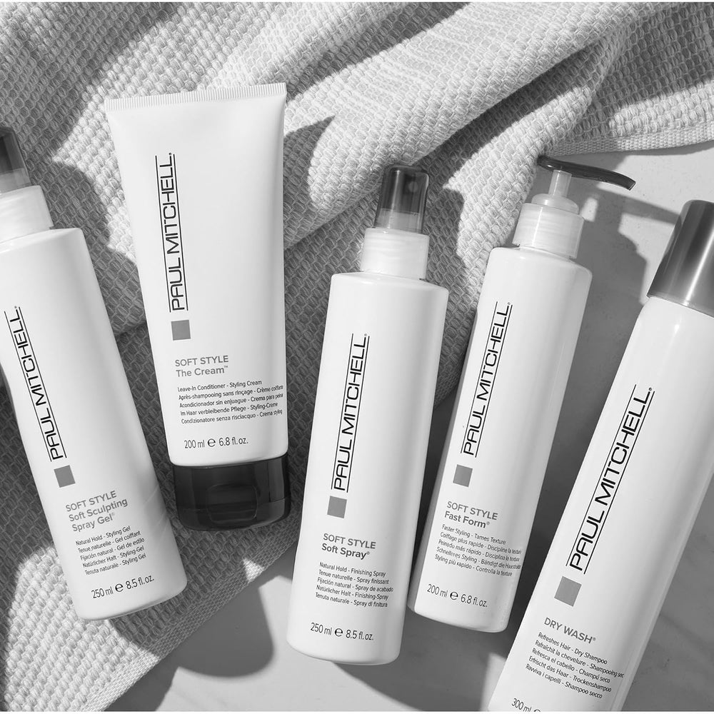 Paul Mitchell Dry Wash absorption closeup showing no residue finish
