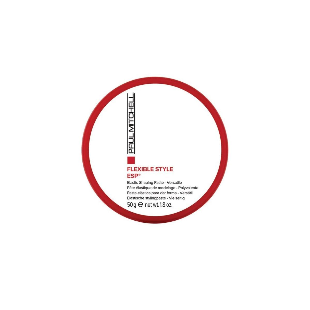 Paul Mitchell ESP Elastic Shaping Paste styled hair with flexible hold and shine.