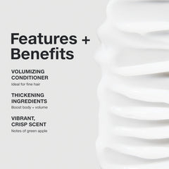 Paul Mitchell Extra-Body Conditioner detangles and improves manageability for fine hair.