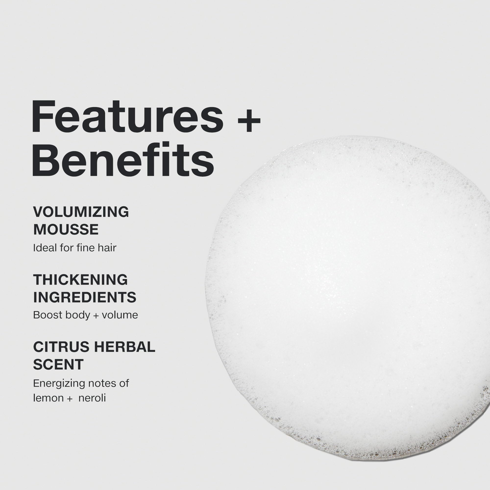 Paul Mitchell Extra-Body Sculpting Foam being dispensed for smooth, even application