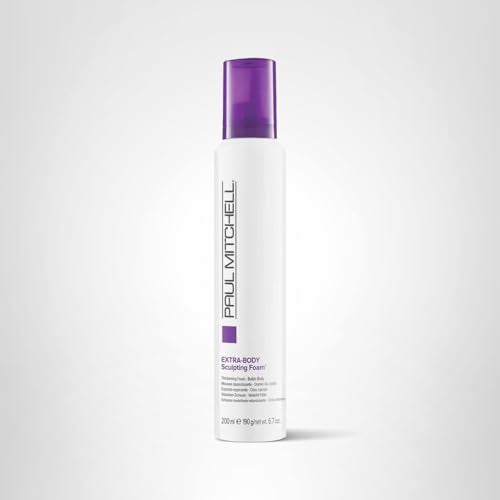 Paul Mitchell Extra-Body Sculpting Foam packaging and branding signaling salon-grade quality