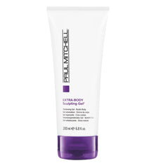 Paul Mitchell Extra-Body Sculpting Gel bottle front for volume-boosting styling.
