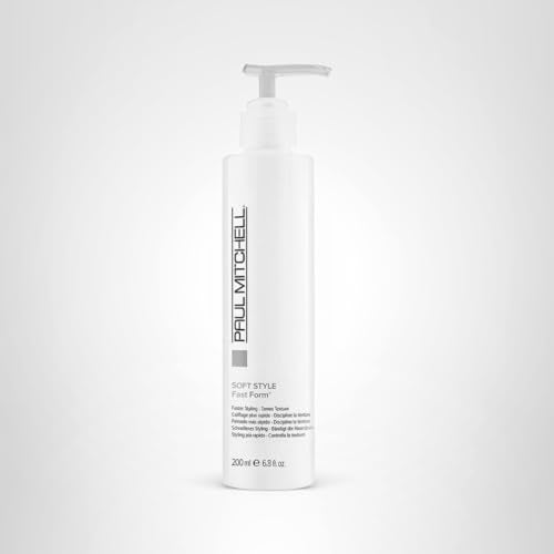 Paul Mitchell Fast Form display emphasizes salon-quality styling option.