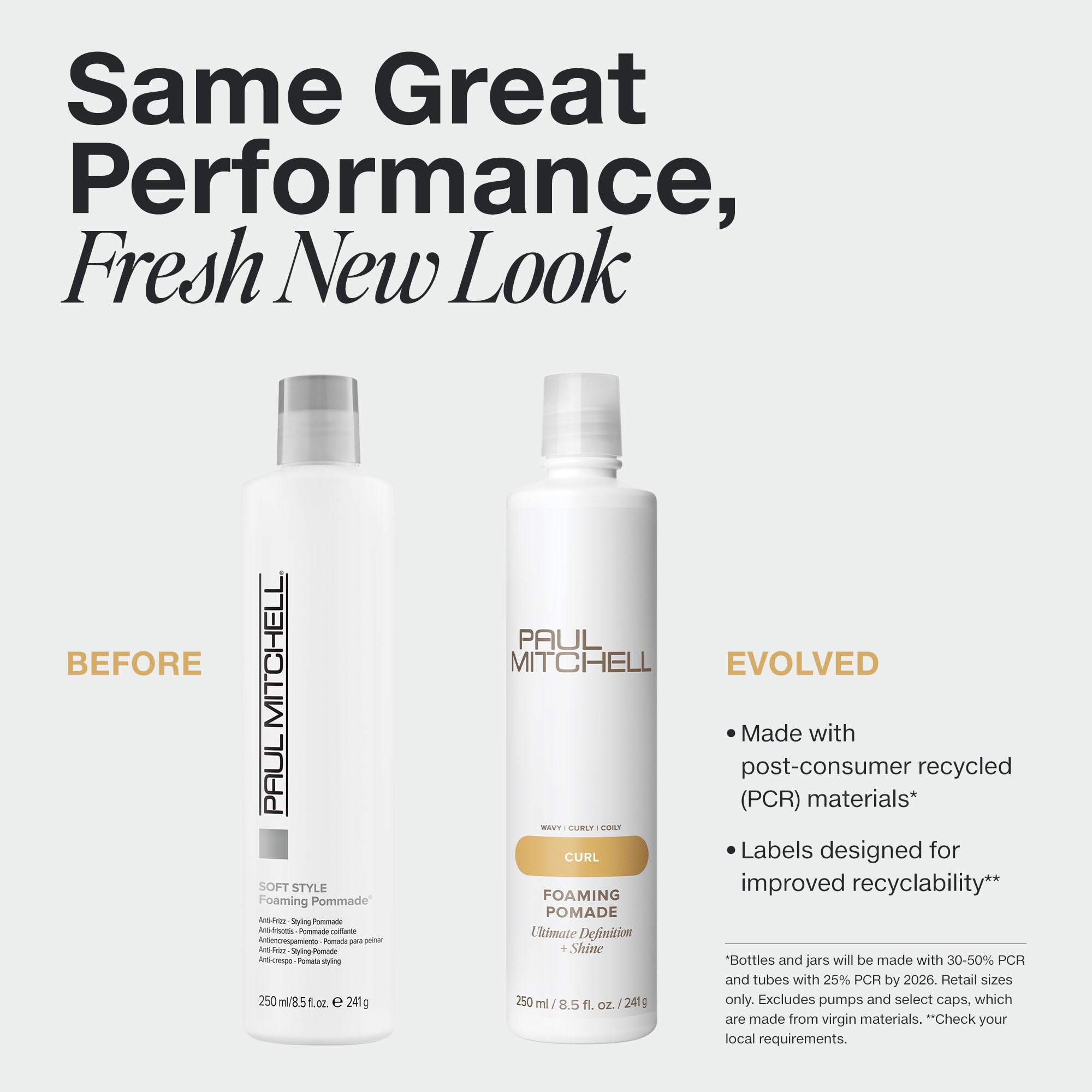 Close-up of Paul Mitchell Foaming Pomade foam texture for smooth styling.