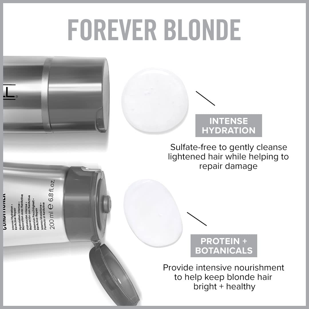 Paul Mitchell Forever Blonde Conditioner packaging close-up highlights color-safe formula