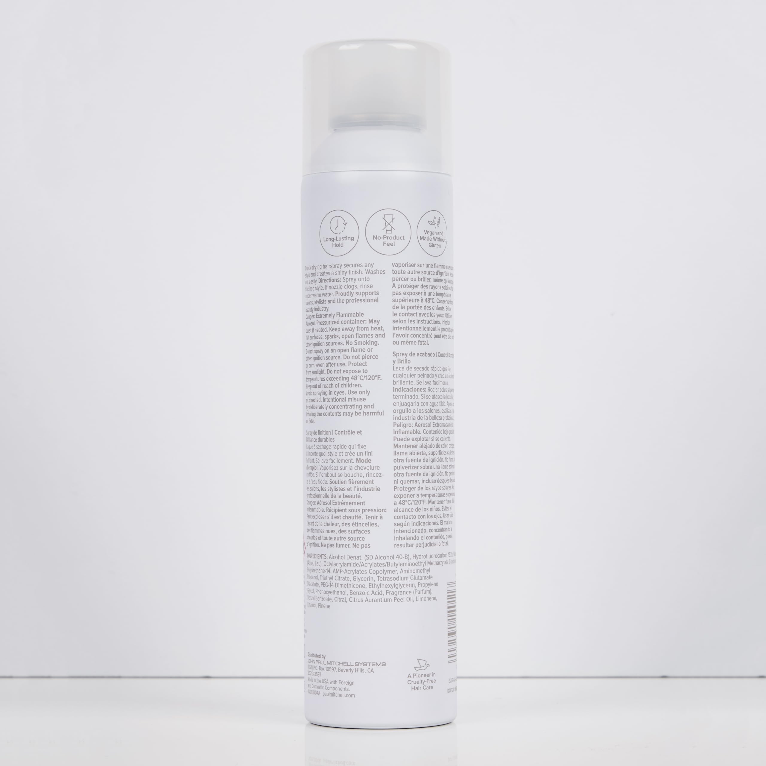 Paul Mitchell Hot Off The Press finished look demonstrates flexible hold.
