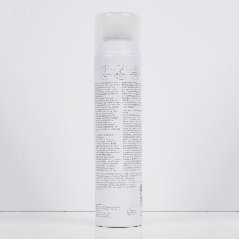 Paul Mitchell Hot Off The Press finished look demonstrates flexible hold.