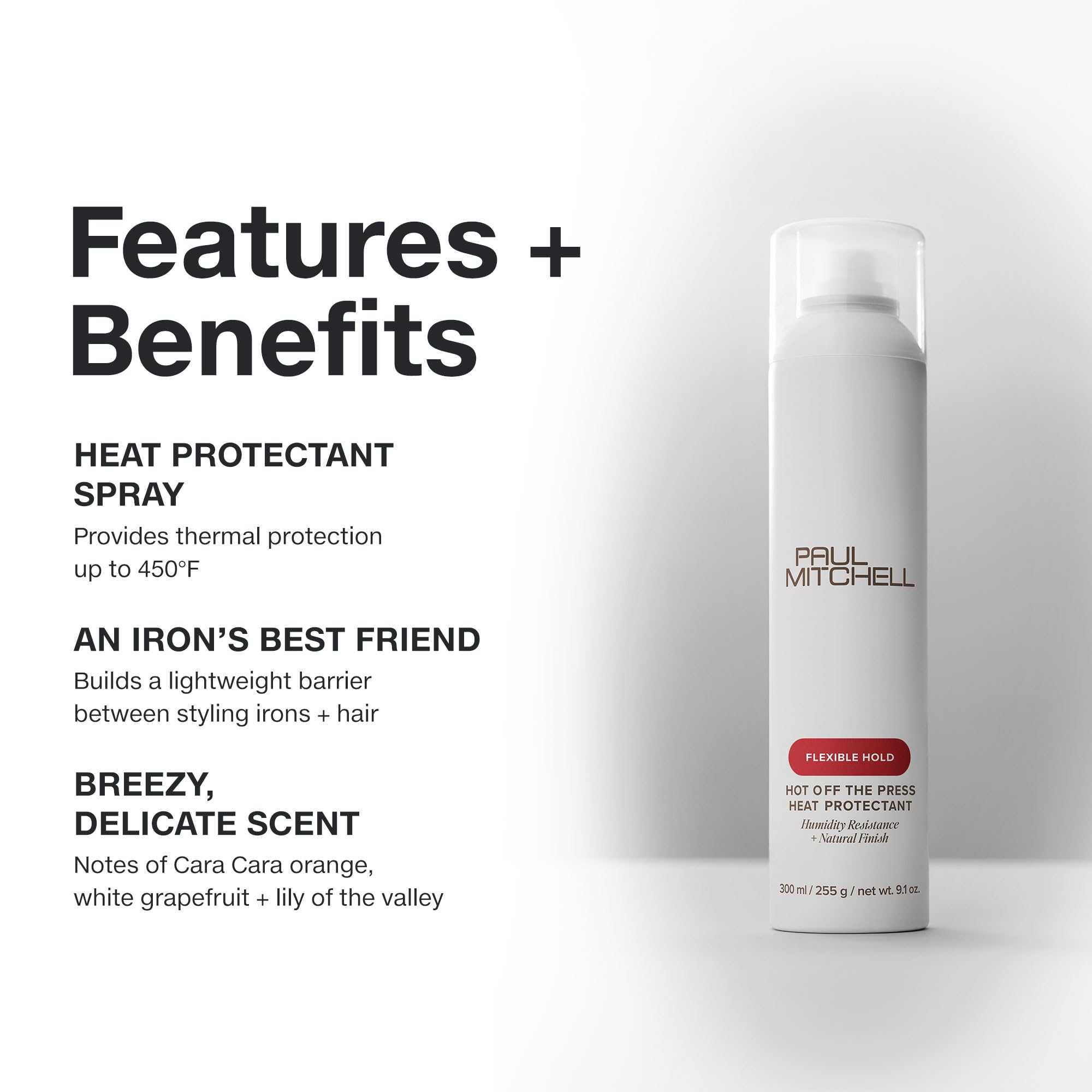 Paul Mitchell Hot Off The Press image shows its suitability for all hair types.