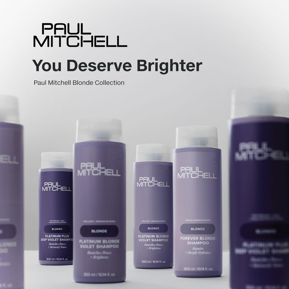 Paul Mitchell Platinum Blonde Violet Shampoo fragrance cucumber-melon scent for refreshing wash