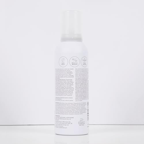 Paul Mitchell Sculpting Foam before styling reduces flyaways and frizz.