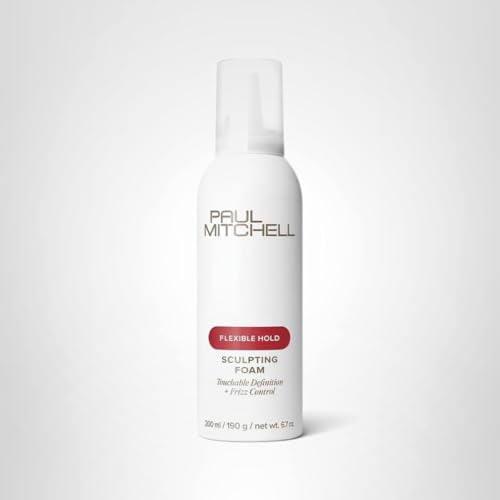 Paul Mitchell Sculpting Foam for daily use delivers soft, shiny texture.