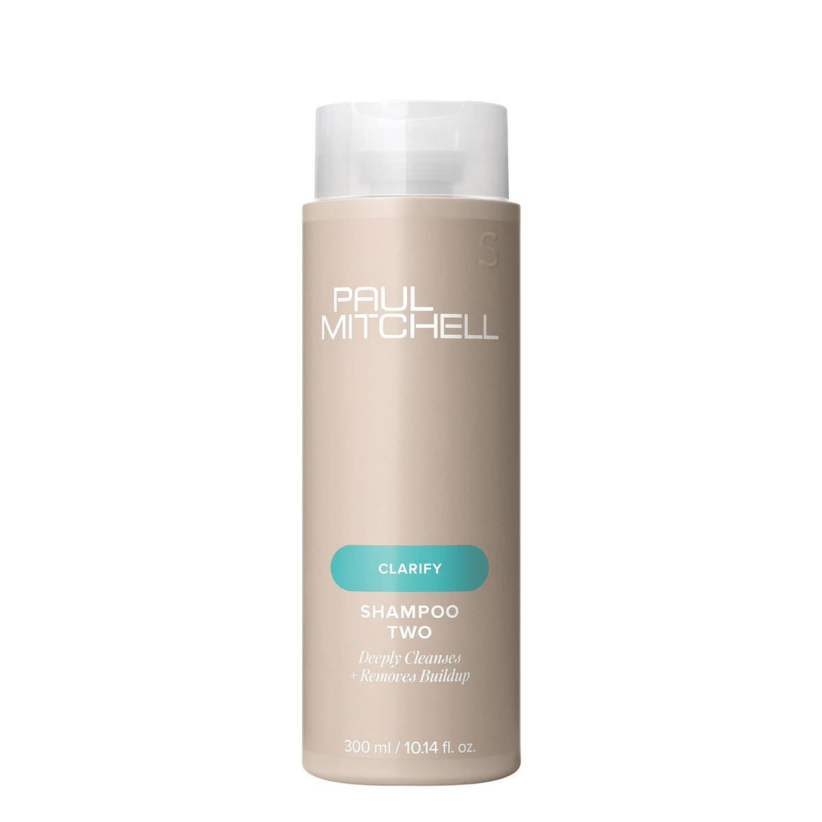 Paul Mitchell Shampoo Two bottle front with clarifying formula for oily hair.