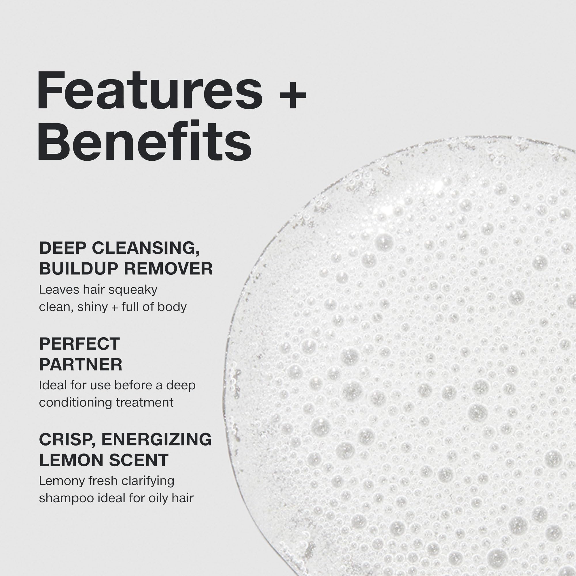 Lather from Paul Mitchell Shampoo Two highlights cleansing and refreshing feel.