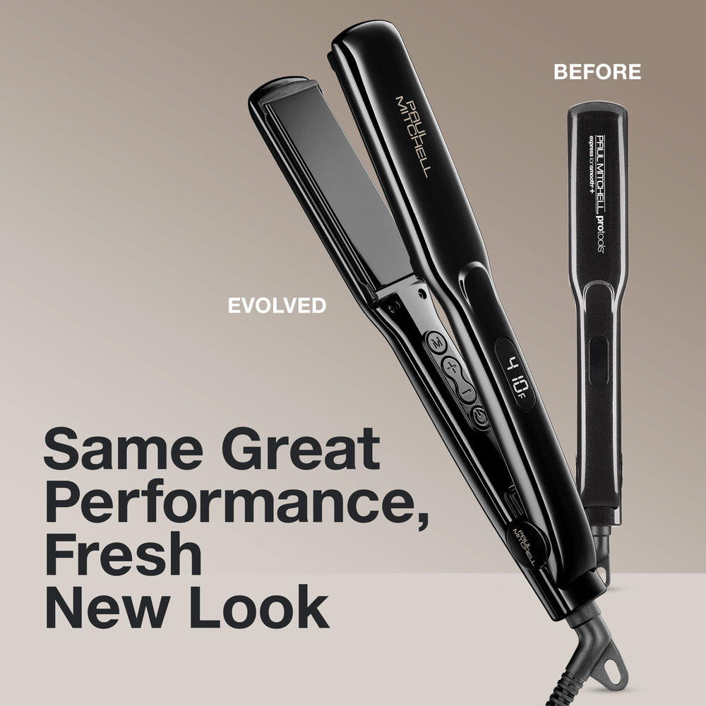 Plancha Paul Mitchell Smooth+ con placas cerámicas para un deslizamiento suave