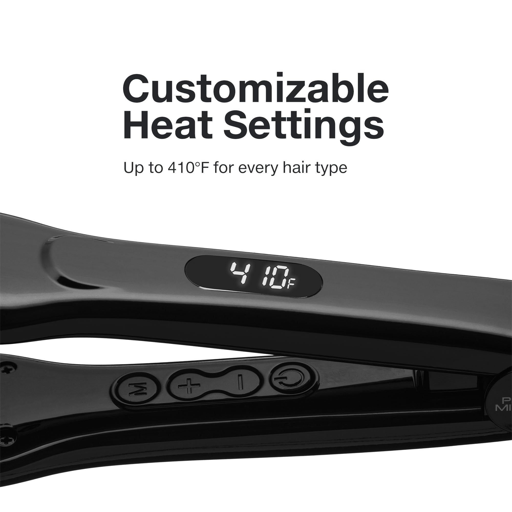 XL Black 1.5 inch plate from Paul Mitchell for fast styling on long hair