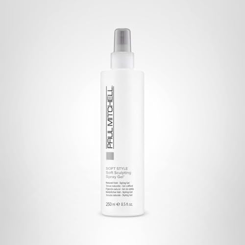 Paul Mitchell Soft Sculpting Spray Gel packaging highlights travel-friendly size for daily use.