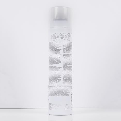 Paul Mitchell Stay Strong Hairspray bottle close-up emphasizes premium design and precision spray.