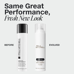 Paul Mitchell Super Clean Extra Hairspray long-lasting hold applied for secure updos