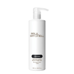 Paul Mitchell Super Clean Sculpting Gel bottle with firm hold for bold, lasting style