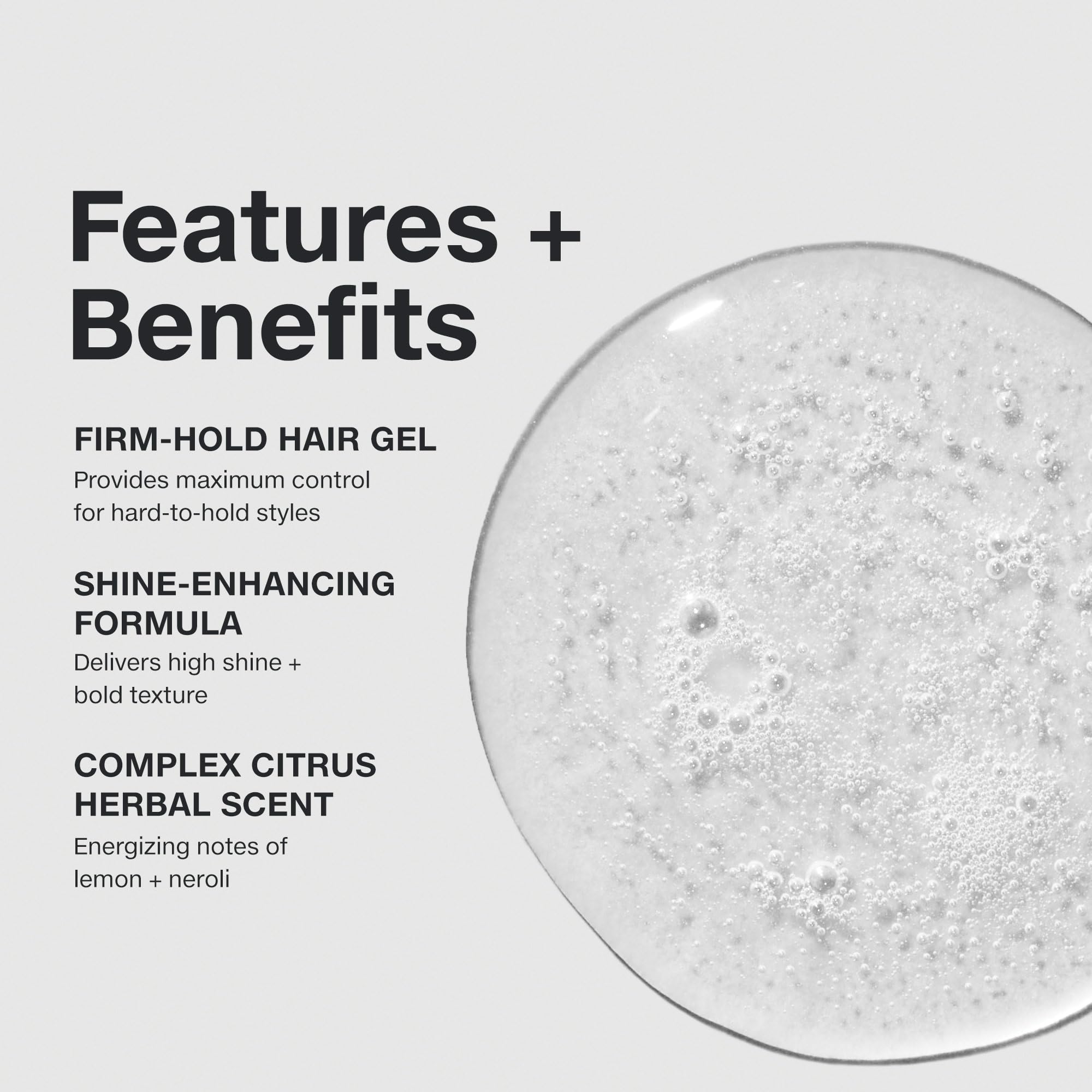 Paul Mitchell Super Clean Sculpting Gel firm-hold hair close-up demonstrating maximum control