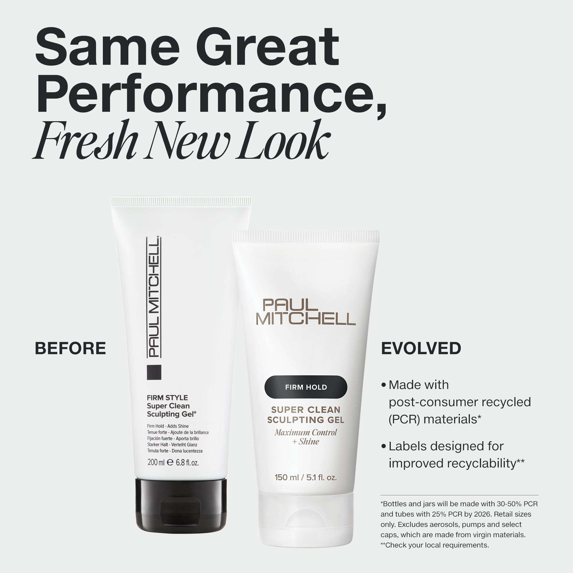 Paul Mitchell Super Clean Sculpting Gel texture shot showing strong hold and defined texture