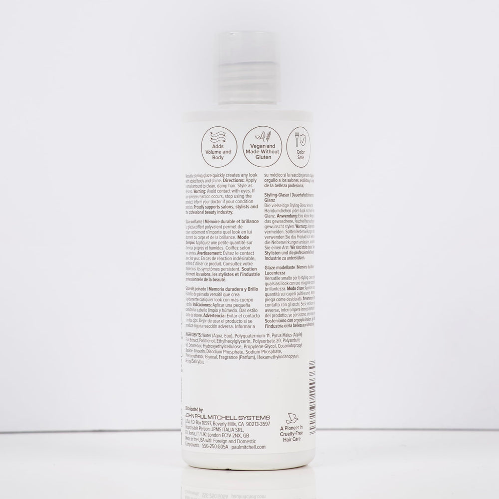Great for Paul Mitchell air-dried styles with natural body.