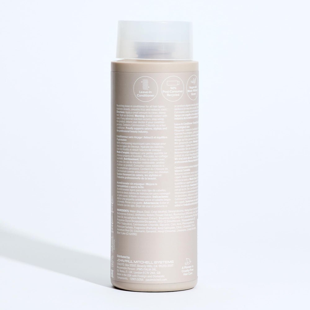 Paul Mitchell The Conditioner gives hydrated, smoother hair feel.