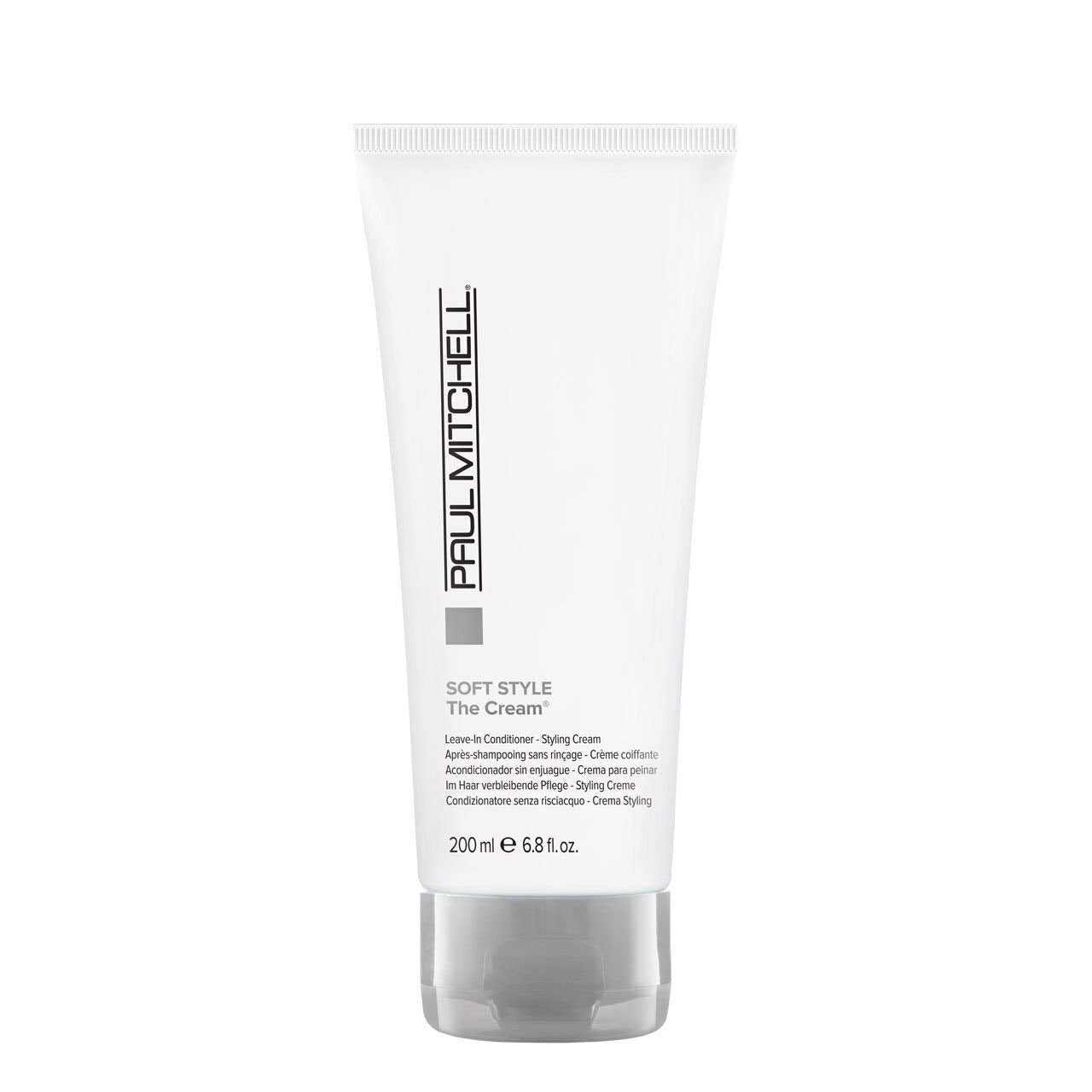 Paul Mitchell The Cream bottle showcasing lightweight conditioning with UV protection for all hair types