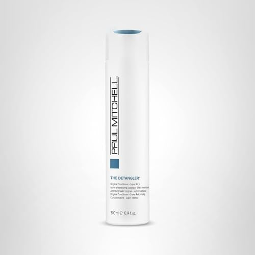 Paul Mitchell The Detangler recyclable cap and label detail supports eco-friendly packaging.