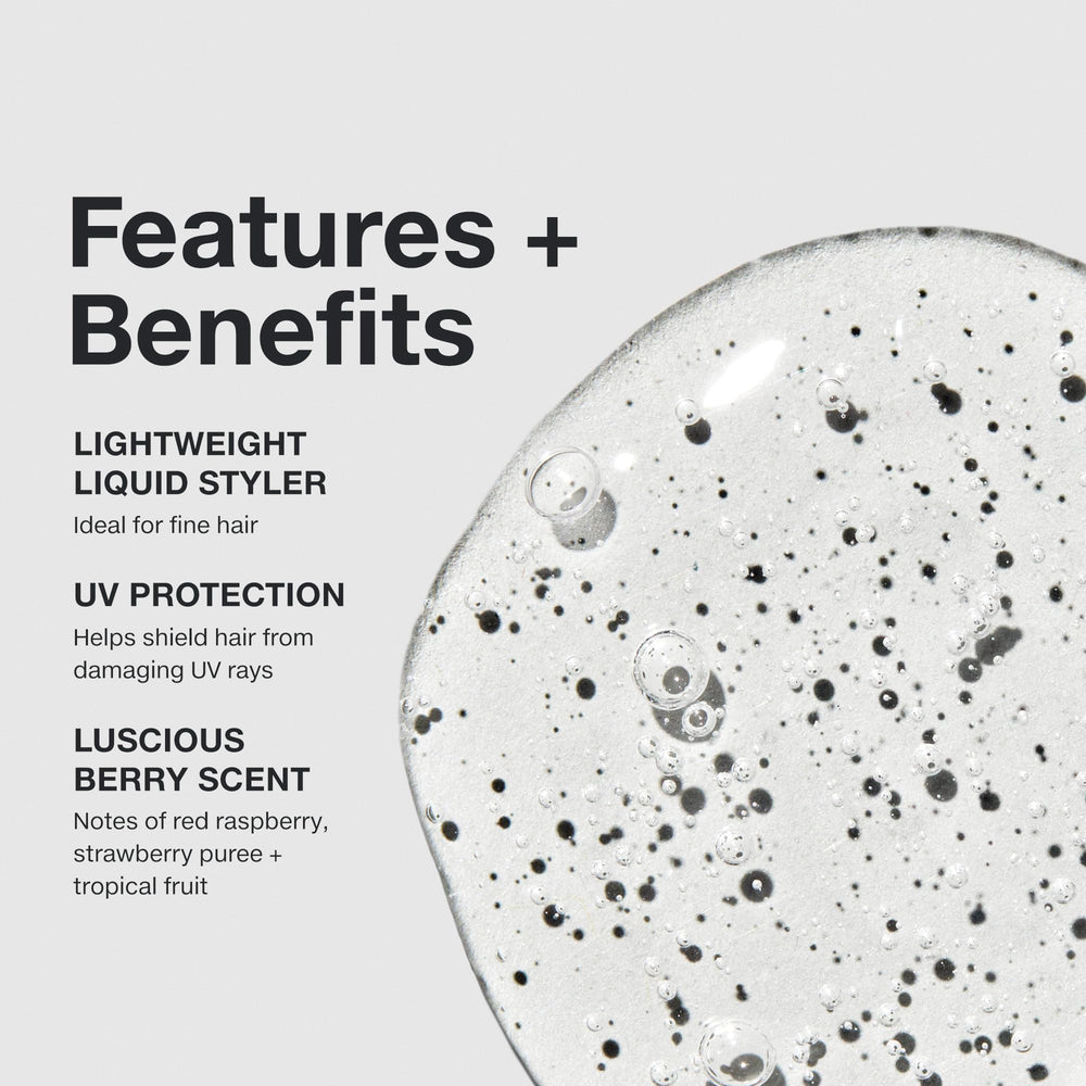 Paul Mitchell Thicken Up damp-hair use demonstrates volume and definition.