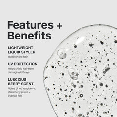 Paul Mitchell Thicken Up damp-hair use demonstrates volume and definition.