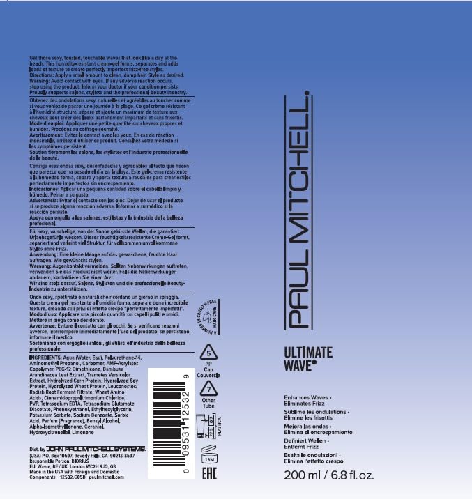 Paul Mitchell Ultimate Wave citrus scent note highlighting refreshing aroma