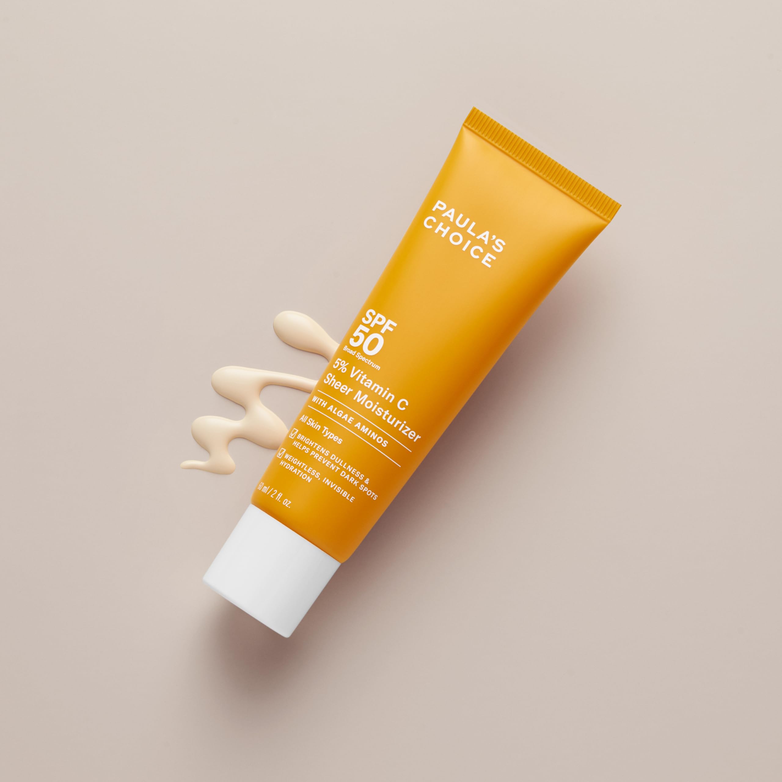 Paula's Choice SPF 50 sunscreen for daily outdoor protection and hydration.