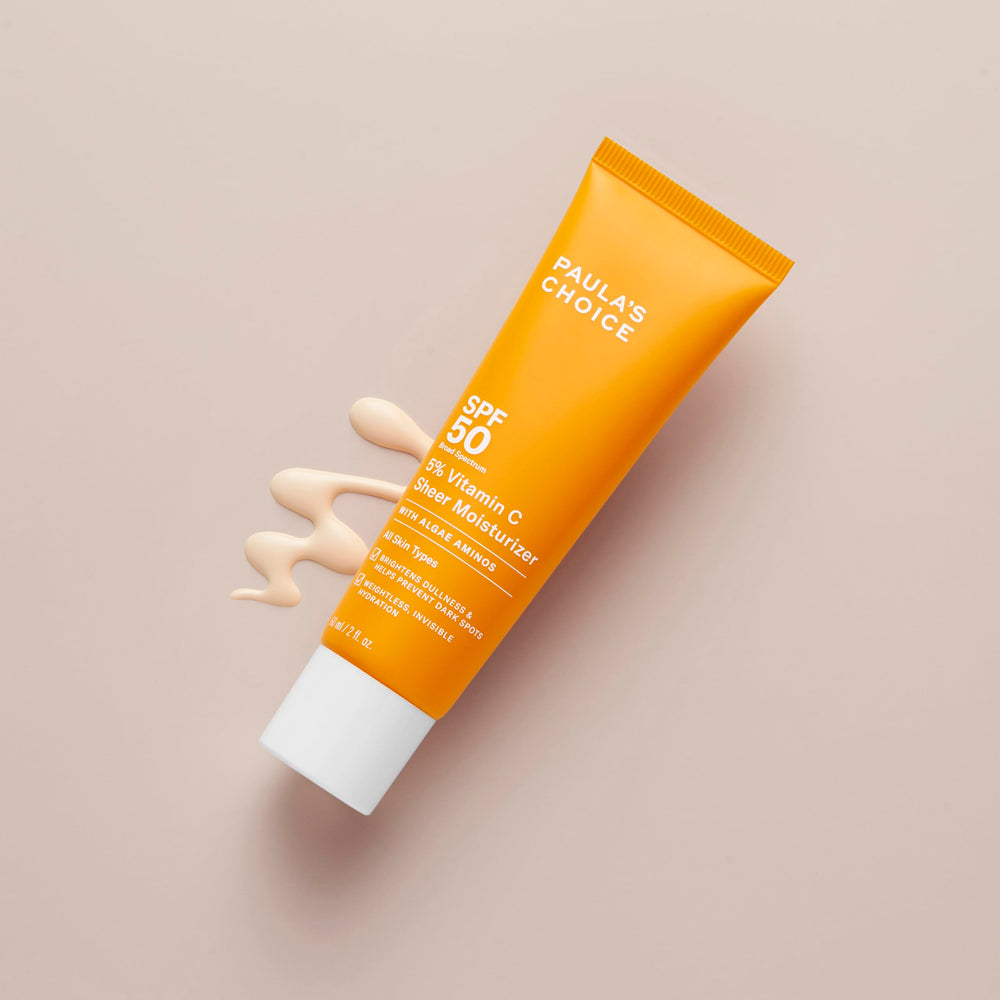 Paula's Choice SPF 50 sunscreen for daily outdoor protection and hydration.