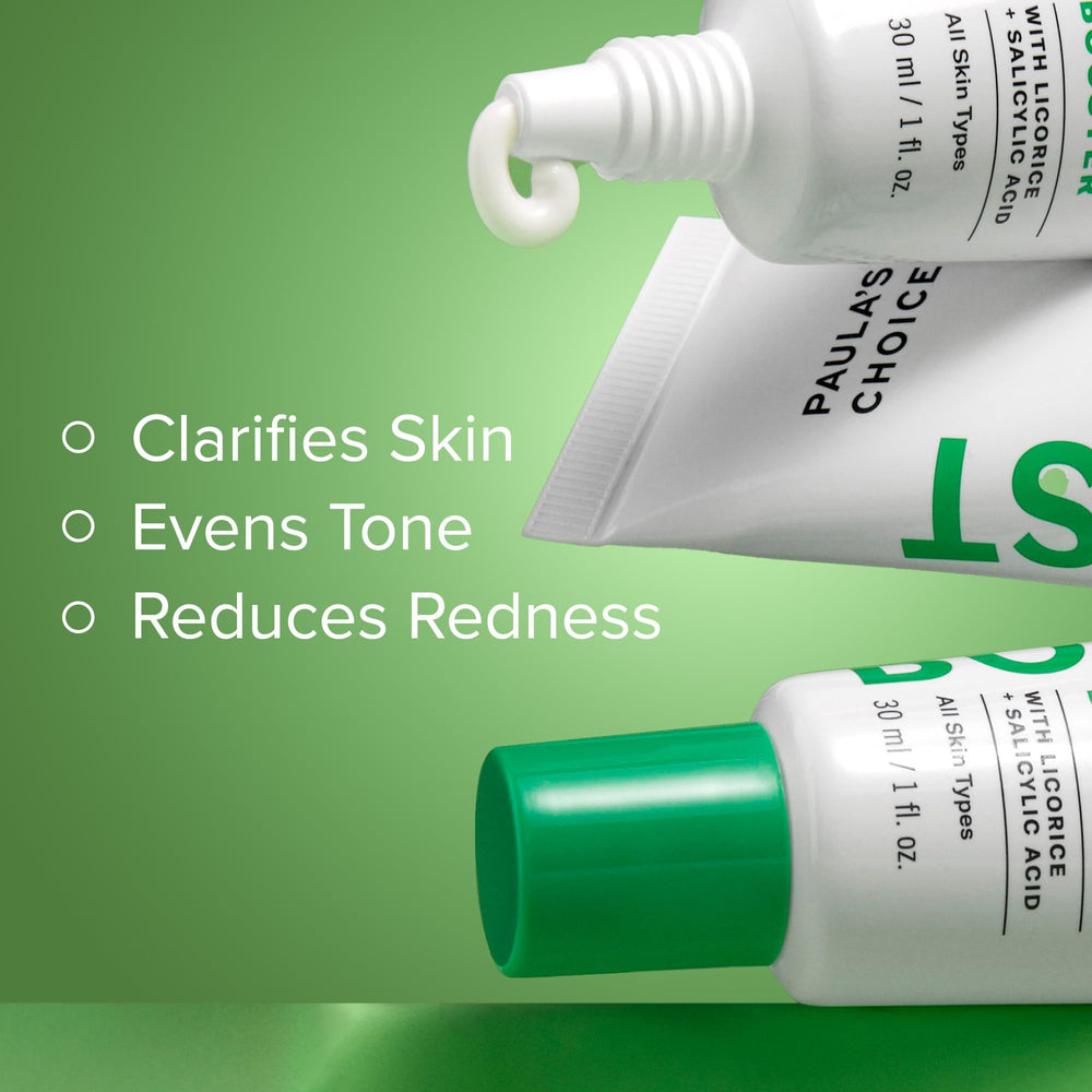Paula's Choice Boost Azelaic Acid Booster dropper enables precise application for targeted spot treatment.