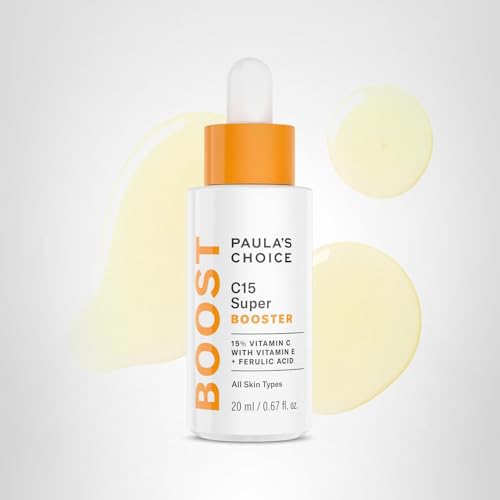 Paula's Choice BOOST C15 bottle demonstrates controlled application