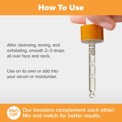 Paula's Choice BOOST C15 serum pump dispense for easy application