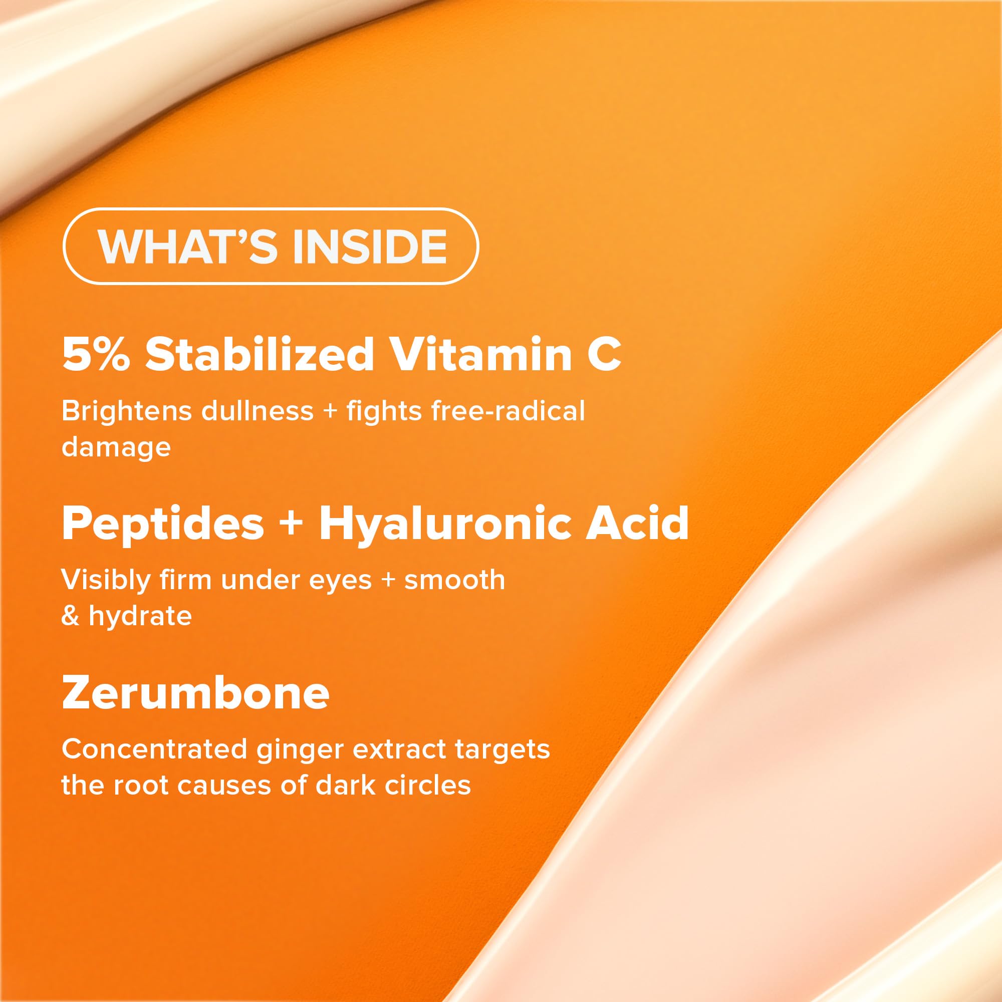 Close-up of Paula's Choice C5 Eye Cream consistency for easy application.