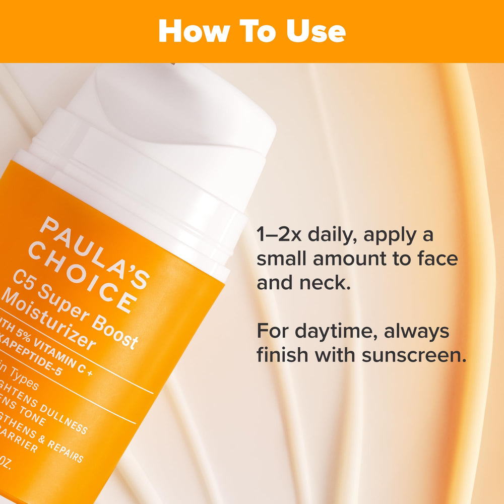 Paula's Choice C5 Super Boost pump-action demonstrates easy daily application