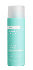 Paula's Choice Calm Milky Toner bottle delivering lightweight hydration for sensitive skin.